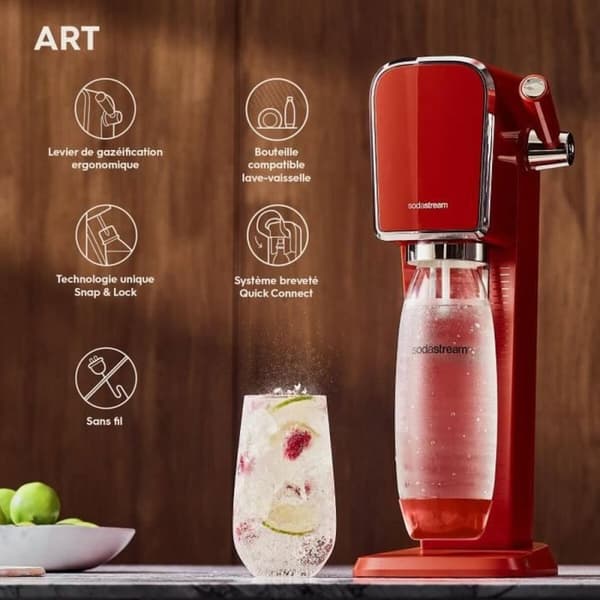 Sodamaskin sodastream ART Mandarine 1 L