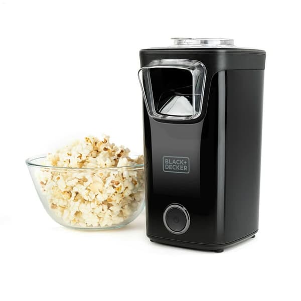 Popcornsmaskine Black & Decker ES9680100B Sort 1100 W