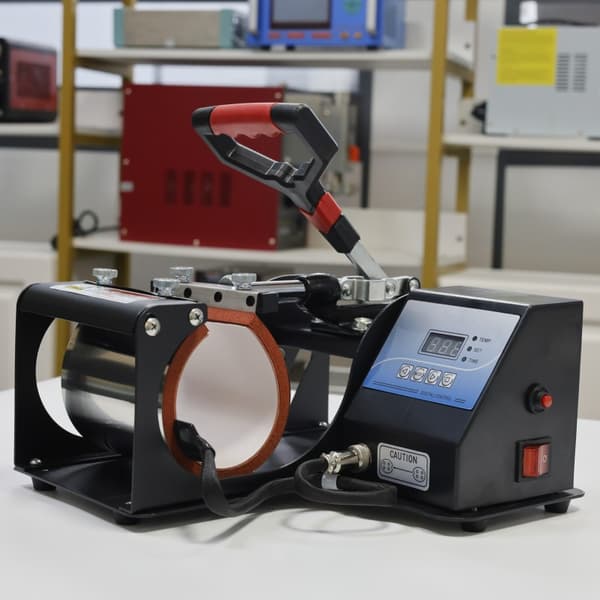Digital krus varmepressemaskine, justerbar temperatur, dual display måler, kompatibel med 11oz og 15oz krus.