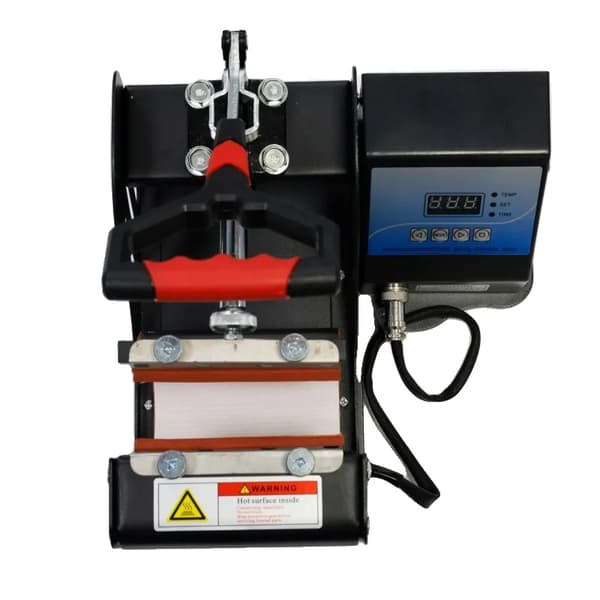 Digital krus varmepressemaskine, justerbar temperatur, dual display måler, kompatibel med 11oz og 15oz krus.