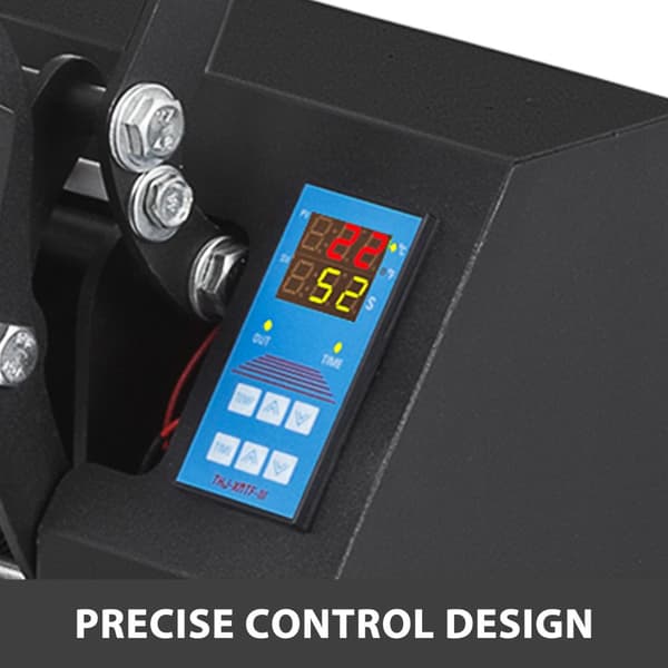 Cap Hat Varmepresser, Pneumatisk Betjening, Digital Temperaturkontrol