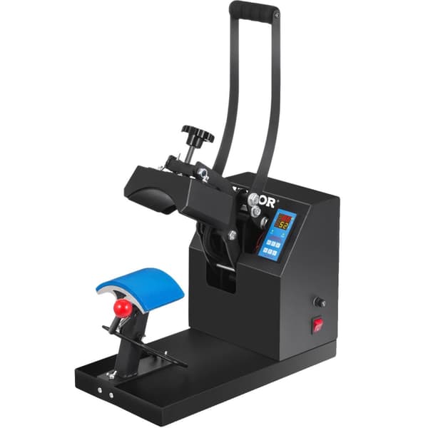 Cap Hat Varmepresser, Pneumatisk Betjening, Digital Temperaturkontrol