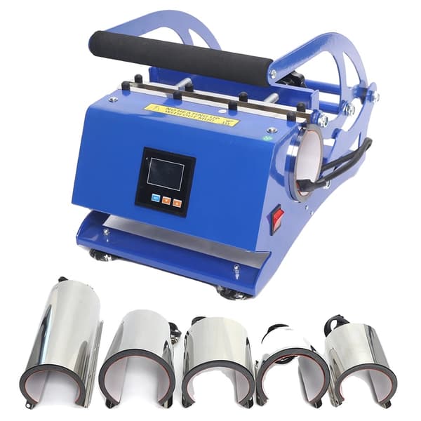 Mug Press Maskine, 6-i-1, Justerbar Timer