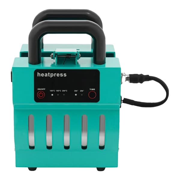 Mini Mukilämpöpainin, Moderni tyyli, Säädettävä lämpötila, 350W teho,Sininen, EU