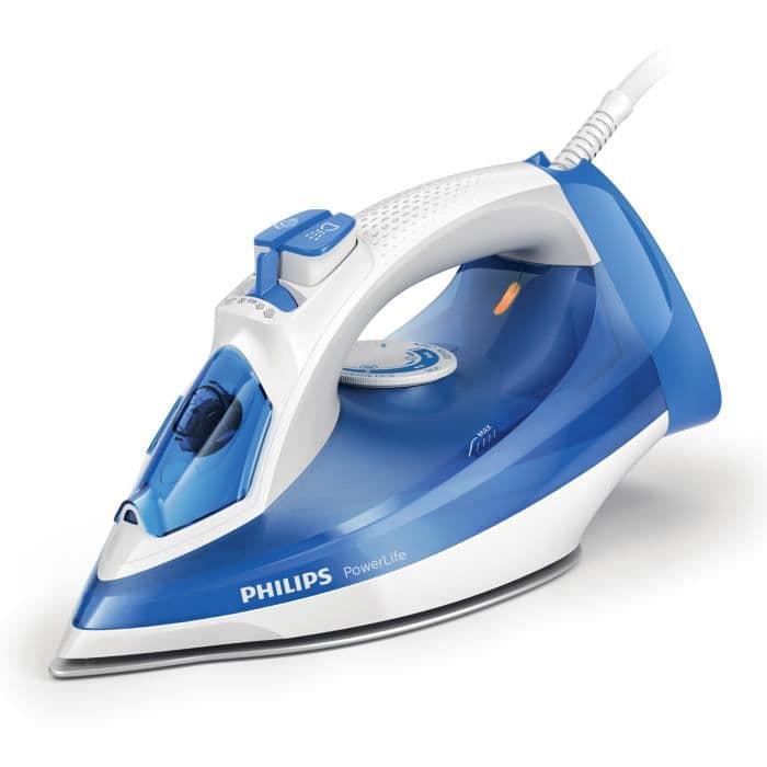 PHILIPS GC2990 / 20 PowerLife-höyrysilitysrauta - 2300W - vaaleansininen