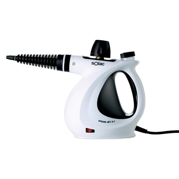 SOLAC Steam Cleaner  Steam Jet  2.0 1050W musta, Valkoinen