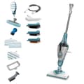 Miniatyrbild 1 av 9: Black & Decker BHSM1610DSM Bärbar ångtvätt 0,5 L 1600 W Aquafärg, Vit