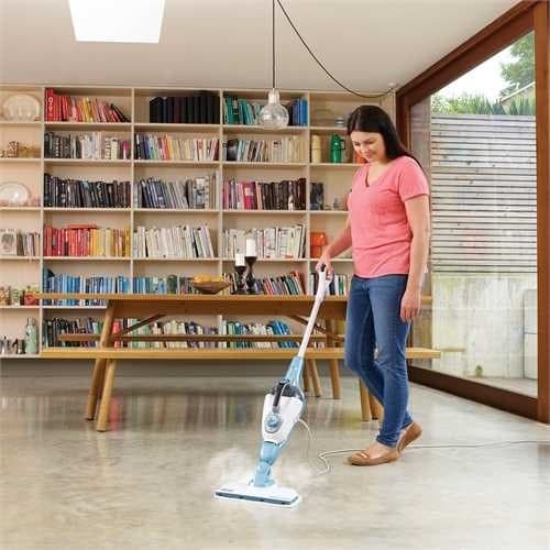 Sort & Decker FSMH1321 damprenser Opretstående damprenser 0,5 L Blå, Hvid 1300 W