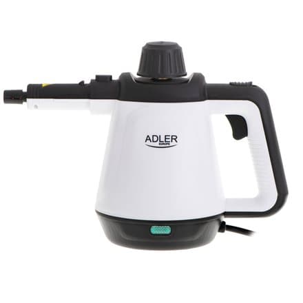 Adler | Steam cleaner | AD 7038 | Power 1200 W | Steam pressure 3.5 bar | Water tank capacity 0.45 L | White/Black Svart, Vit