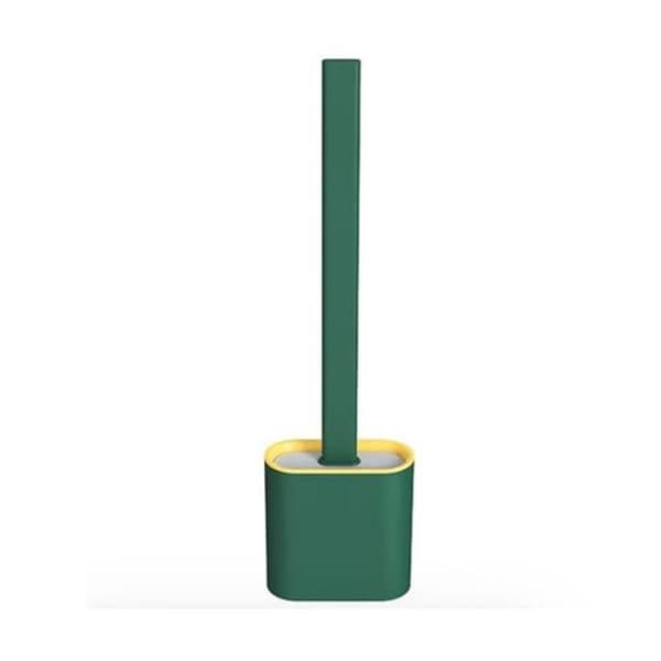SHOP-STORY - TOALETSBORSTE GRÖN: Ultra Hygienic Flexible Silikon Toalettborste - Grön