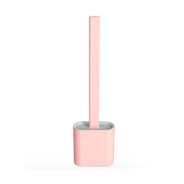 SHOP-STORY - TOALETSBORSTE ROSA: Ultra Hygienic Flexibel Silikontoalettborste - Rosa