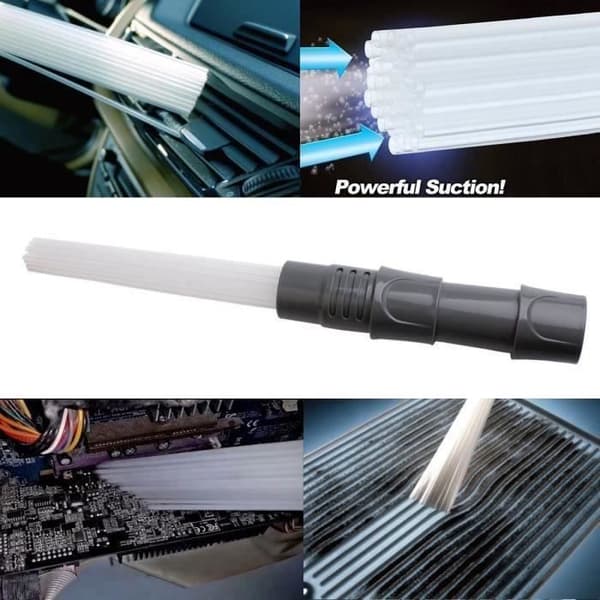 GZ* Dust Dust Brush Munstycke Dammsugare tillbehör för rengöring av små hörn som ventilationshål, tangentbord,