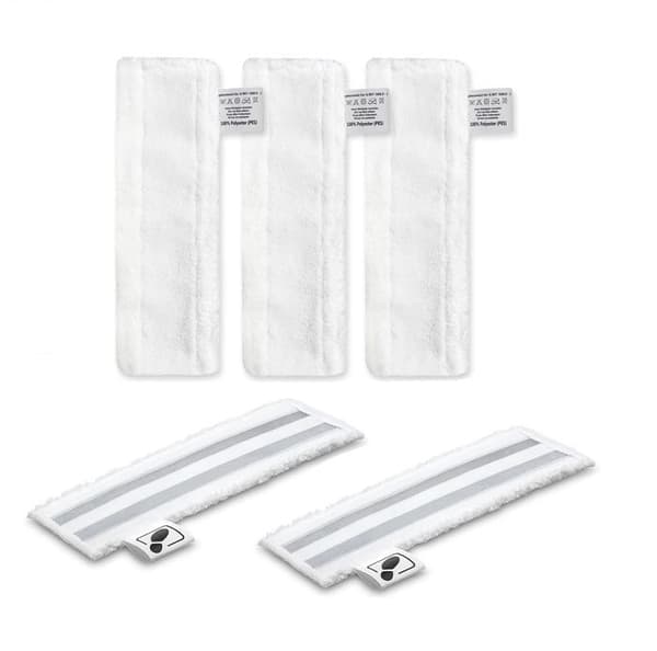 Set med 5 mikrofiberdukar som är kompatibla med Karcher Easy Fix SC2 SC3 SC4 SC5, ersättningsservetter för ångtvättar, moppar
