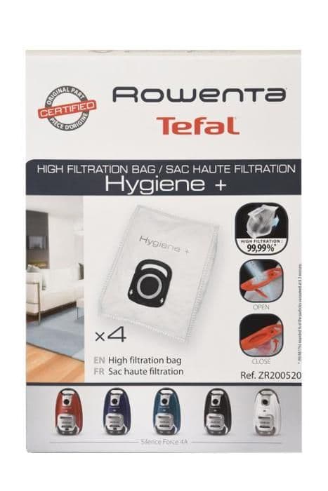 Rowenta Hygiene dammsugarpåse + 4 PÅSAR