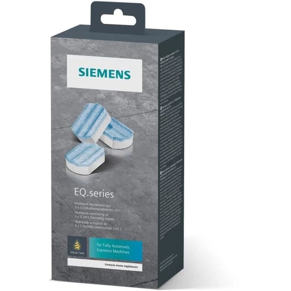 Rengöringstabletter - SIEMENS - TZ 80032A - 16 tabletter - Med påse/utan påse - Blandad