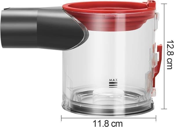 Papperskorgscontainertank för Dyson V8 V7 SV10 SV11 sopsamlare Reservdelar, ersättningstillbehör