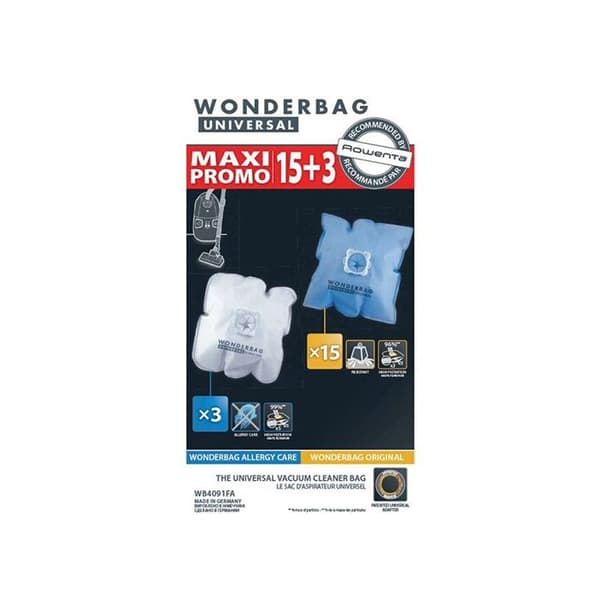 Rowenta Wonderbag WB4091FA Universal dammsugarpåse (18-pack)