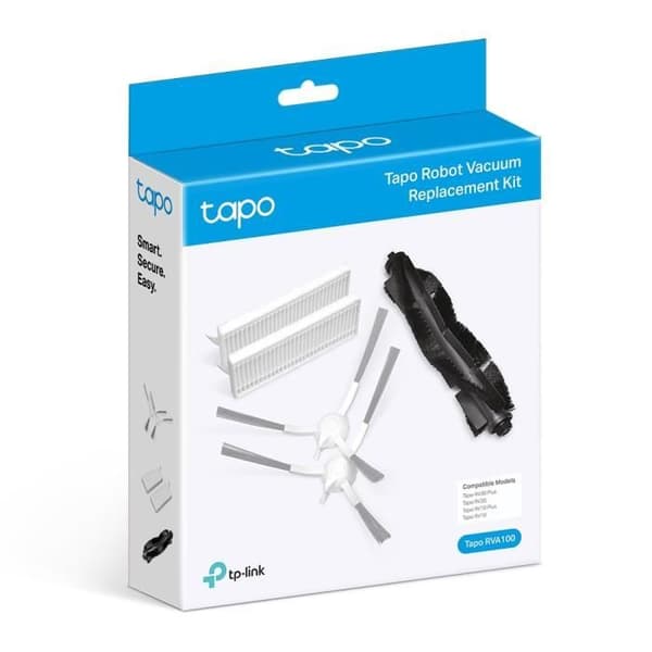 Ersättningskit för Tapo robotdammsugare - TP-Link Tapo RVA100 - Kompatibel med Tapo RV30, RV30 Plus
