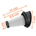 Miniatyrbild 3 av 6: Filter - Rowenta - ZR005202 - Pack of 2 - Compatible X-PERT 3.60 and X-PERT 160 - White