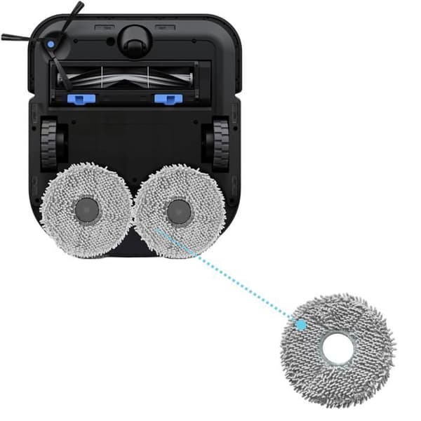 Pack tillbehör för Ecovacs Deebot X2 Deebot X2 OMNI Deebot X2 PRO - Dammsugarpåse [Set 8] Mikrofiberduk [Set 4]