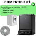 Miniatyrbild 2 av 6: Pack tillbehör för Ecovacs Deebot X2 Deebot X2 OMNI Deebot X2 PRO - Dammsugarpåse [Set 8] Mikrofiberduk [Set 4]