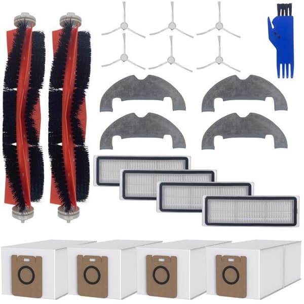 Packtillbehör för Dream D10 Plus/L10 Plus/Z10 Pro - Väska/Filt/Trasa/Sidoborste/Utrullningsverktyg Phonillico®