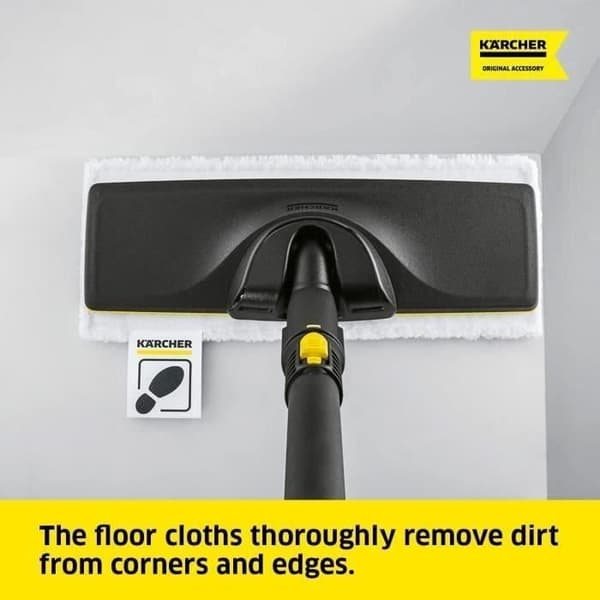 KARCHER Set med 2 mikrofiberdukar för golvmunstycke för EasyFix ångtvätt