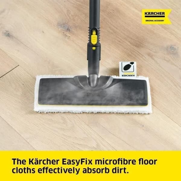 KARCHER Set med 2 mikrofiberdukar för golvmunstycke för EasyFix ångtvätt