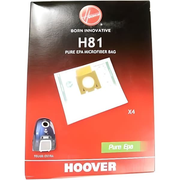 Tillbehör - Hoover - H81 - Påse med påsar - För dammsugare - Kompatibla modeller: TX50, TX62, TX63