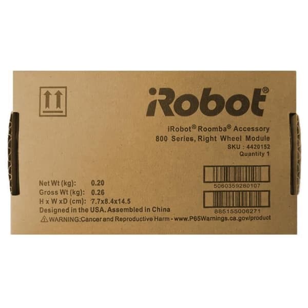 iRobot 4420152 - Högerhjulsmodul för Roomba 500, 600, 600, 700 och 900-serien, högerhjulsmodul ORIGINAL