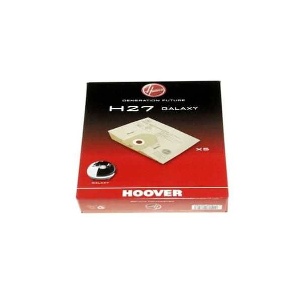 Accessoire - HOOVER - H27 - Påse med påsar (X5) - Kompatibel med dammsugare - Flerfärgad