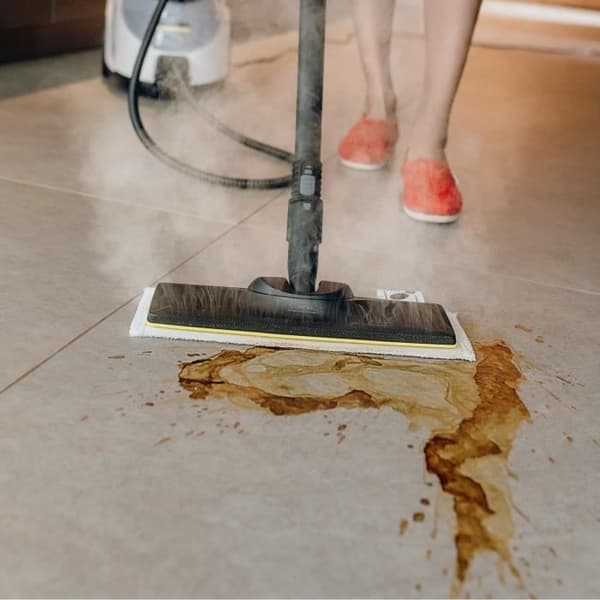 KARCHER - Kit med 2 slipande mikrofibermoppar för EasyFix golvmunstycke (1 slipmedel, 1 mycket slipande)