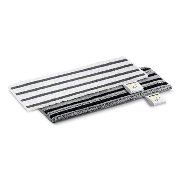 KARCHER - Kit med 2 slipande mikrofibermoppar för EasyFix golvmunstycke (1 slipmedel, 1 mycket slipande)