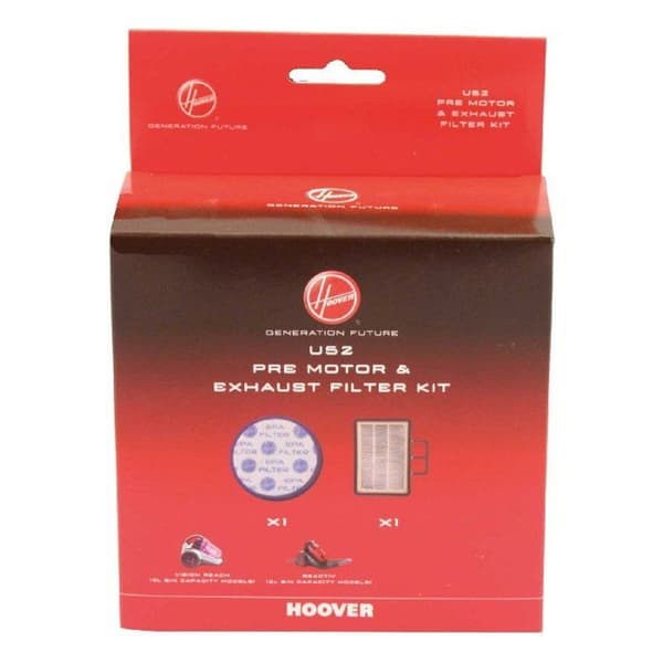 U50 filtersats för HOOVER dammsugare - HOOVER märke - Modell 35601650 - Blandat kön