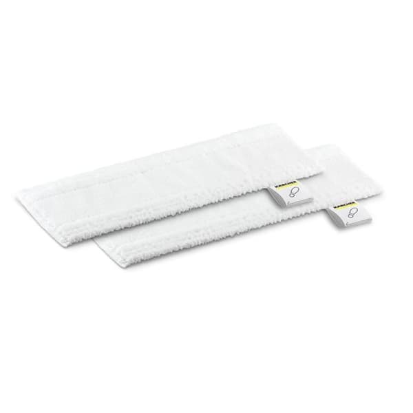 KARCHER - Kit med 2 ömtåliga ytmoppar för golvmunstycke - EasyFix-kompatibel (SC 1, SC 2, SC 3, SC 4, SC 5)