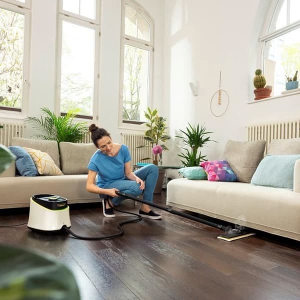 KARCHER - Kit med 2 ömtåliga ytmoppar för golvmunstycke - EasyFix-kompatibel (SC 1, SC 2, SC 3, SC 4, SC 5)