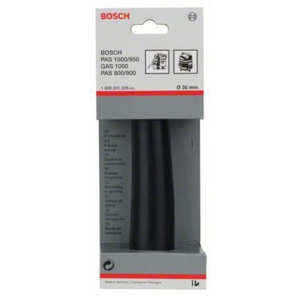 Sugtillbehör - Bosch - Gummimunstycke 35mm - Flexibelt - Grå - Blandat