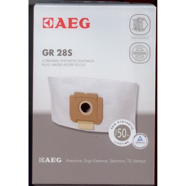 Damsugar - MENALUX - GR28S - 5 dammsugar + 1 mikrofilter - Kompatibel AEG - Blandad