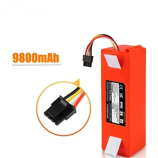 Robotstøvsuger Batteri, 14.4V, Li-Ion, Flere Kapacitetsmuligheder,9800mAh