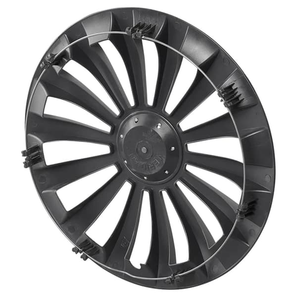ProPlus hjulkapsler 4 stk. Meridian 16" sølvfarvet