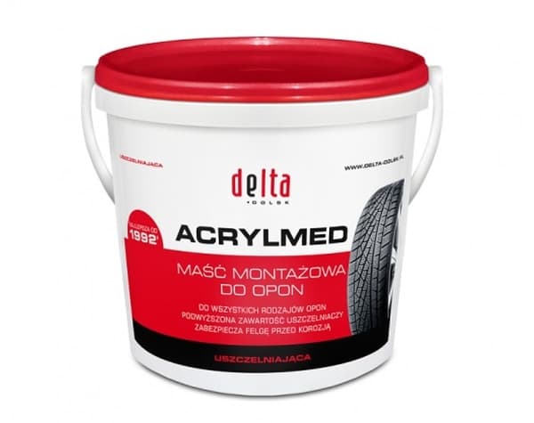 TIPTOPOL DÄCKMONTERINGSPAST DELTA RÖD 4 KG