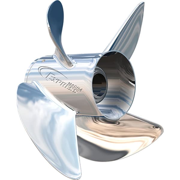Todd Enterprises Express Rostfritt 4bl Turning Point Turning Point Propeller 13.25´´x17 Silver