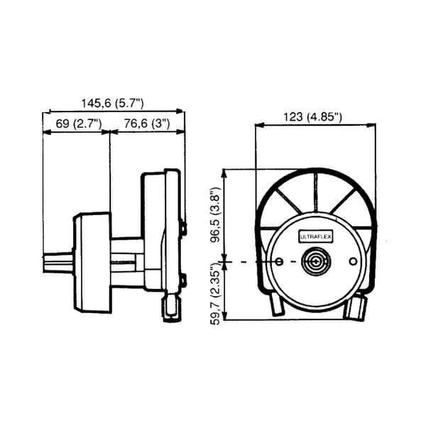 Ultraflex Styresystem T67 Søvfarvet