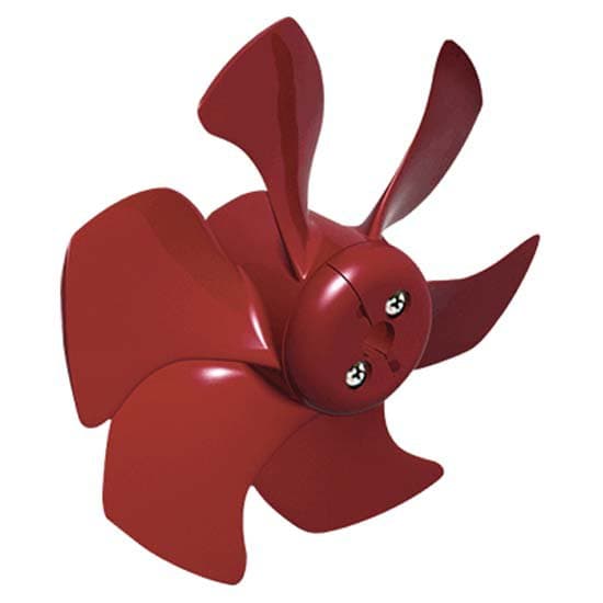 Vetus 35/45kgf 6 Blad Rosett Propeller Röd 125 mm