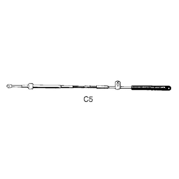 Ultraflex Styrekabel C5 Søvfarvet 11´