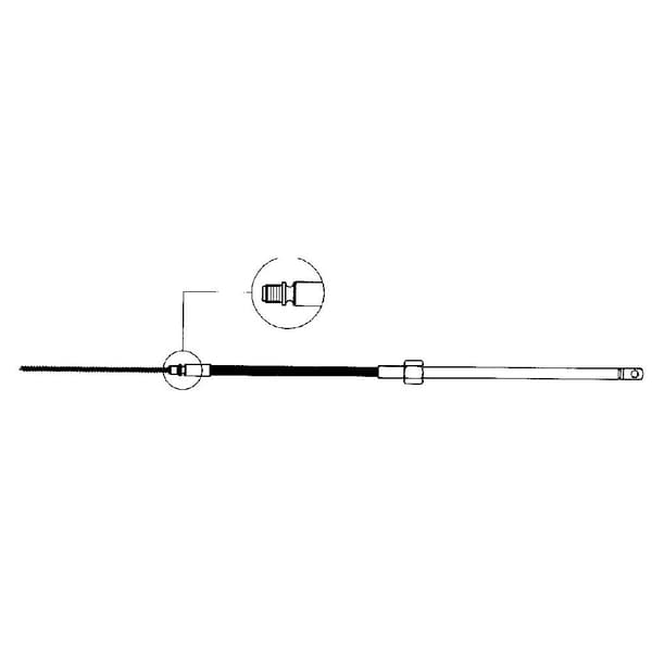 Ultraflex Roderkabel M58 Silver 12´