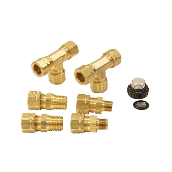 Ultraflex Dobbelt Styrestationssæt 95-2s Gylden 3/8´´