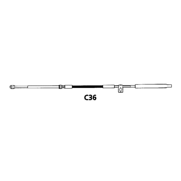 Ultraflex Styrekabel C36 Søvfarvet 10´