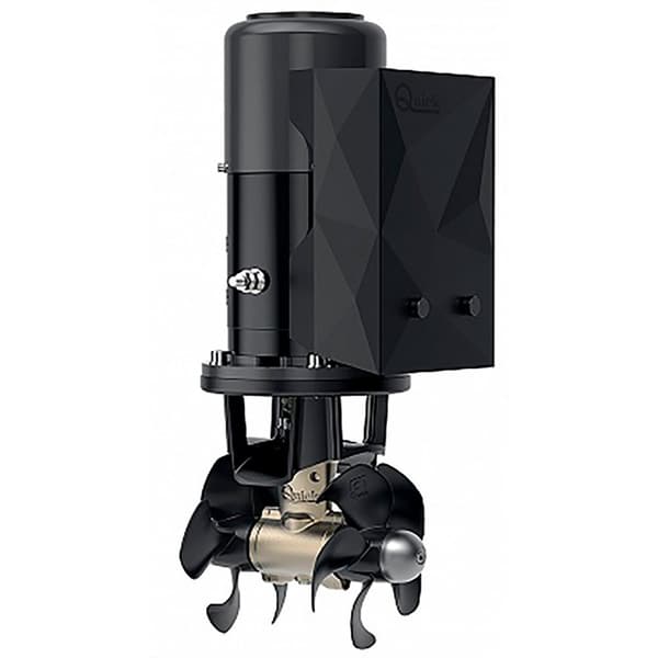 Quick Italy Kaksinkertainen Keulapotkuri Mm 105kgf 12v 185 6,3 Kw Hopeinen
