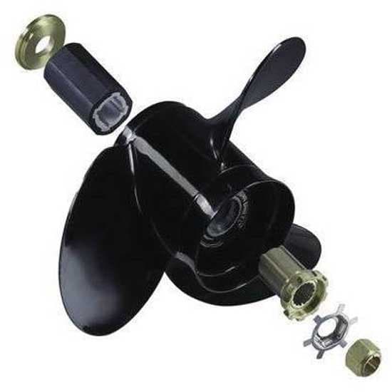 Michigan Wheel Vortex 3x Rh 3 1/4´´ Vaihteistokotelo Alumiini Potkuri Kultainen 10 3/8 x 13´´